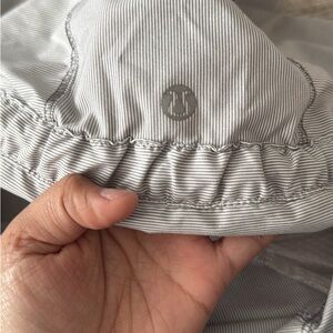 lululemon athletica Light Gray Striped Jacket